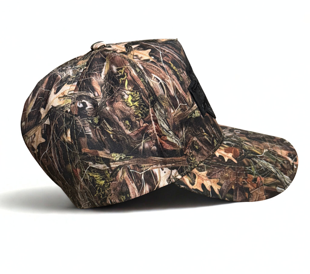 Harley Davidson Black Embroidered Logo Snapback Hat Camo Adjustable Twill Cap