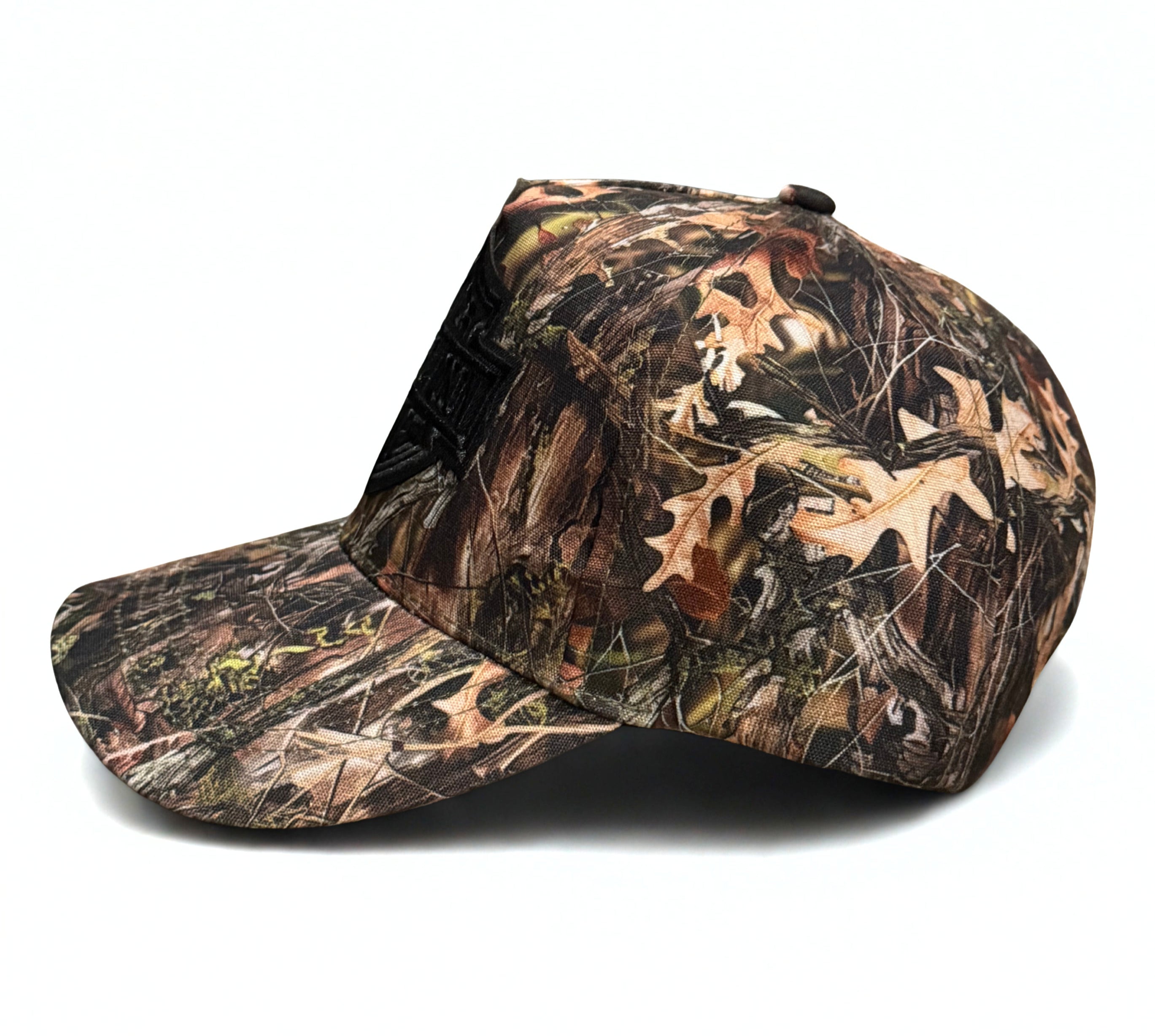 Harley Davidson Black Embroidered Logo Snapback Hat Camo Adjustable Twill Cap