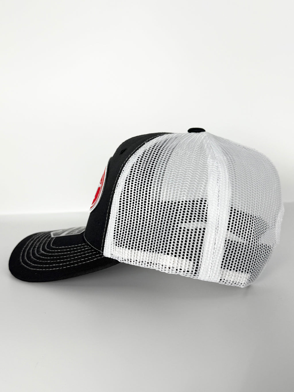 Peterbilt 379 Trucker Mesh Snapback Cap Black/White