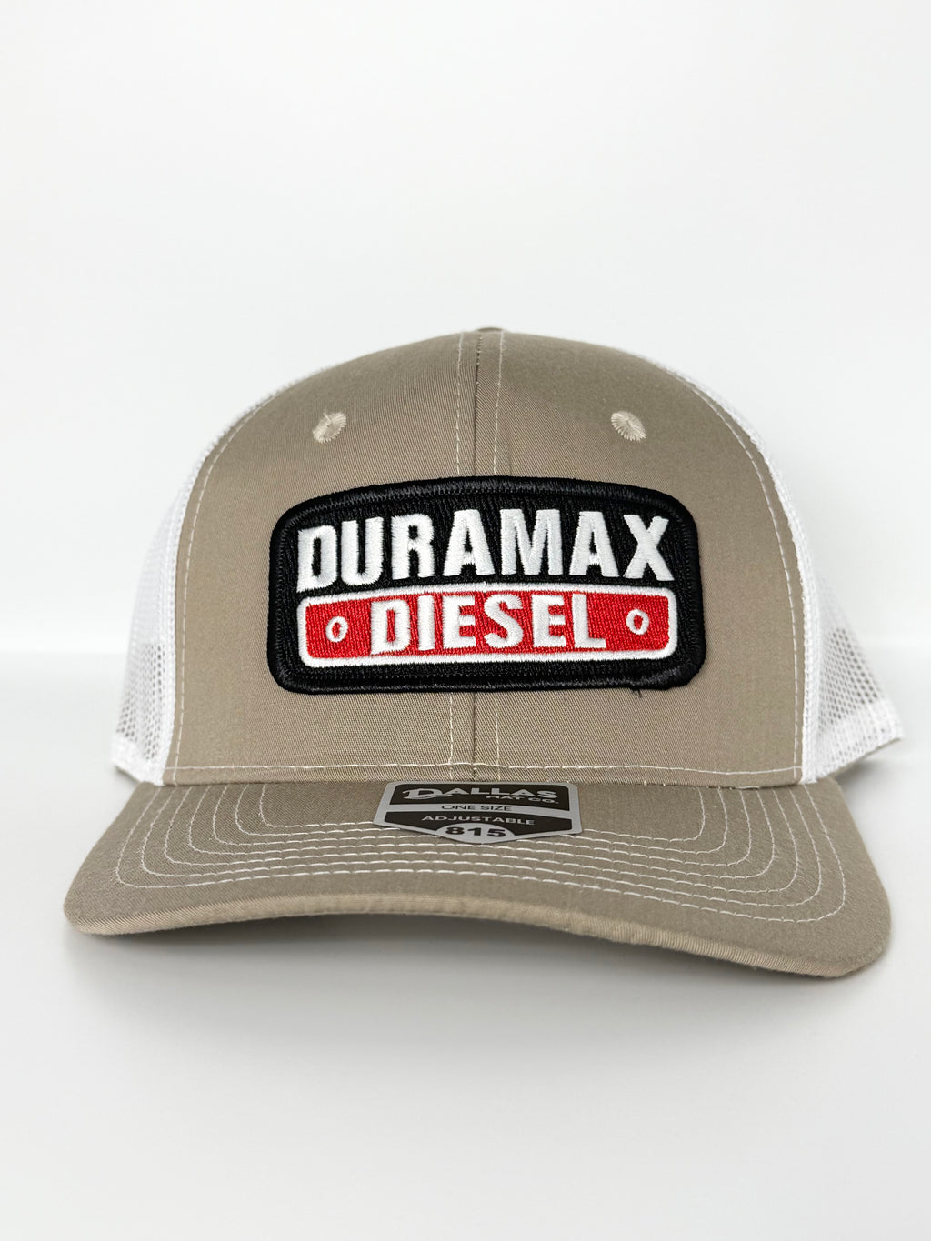Duramax Diesel Trucker Mesh Snapback Cap Khaki/White