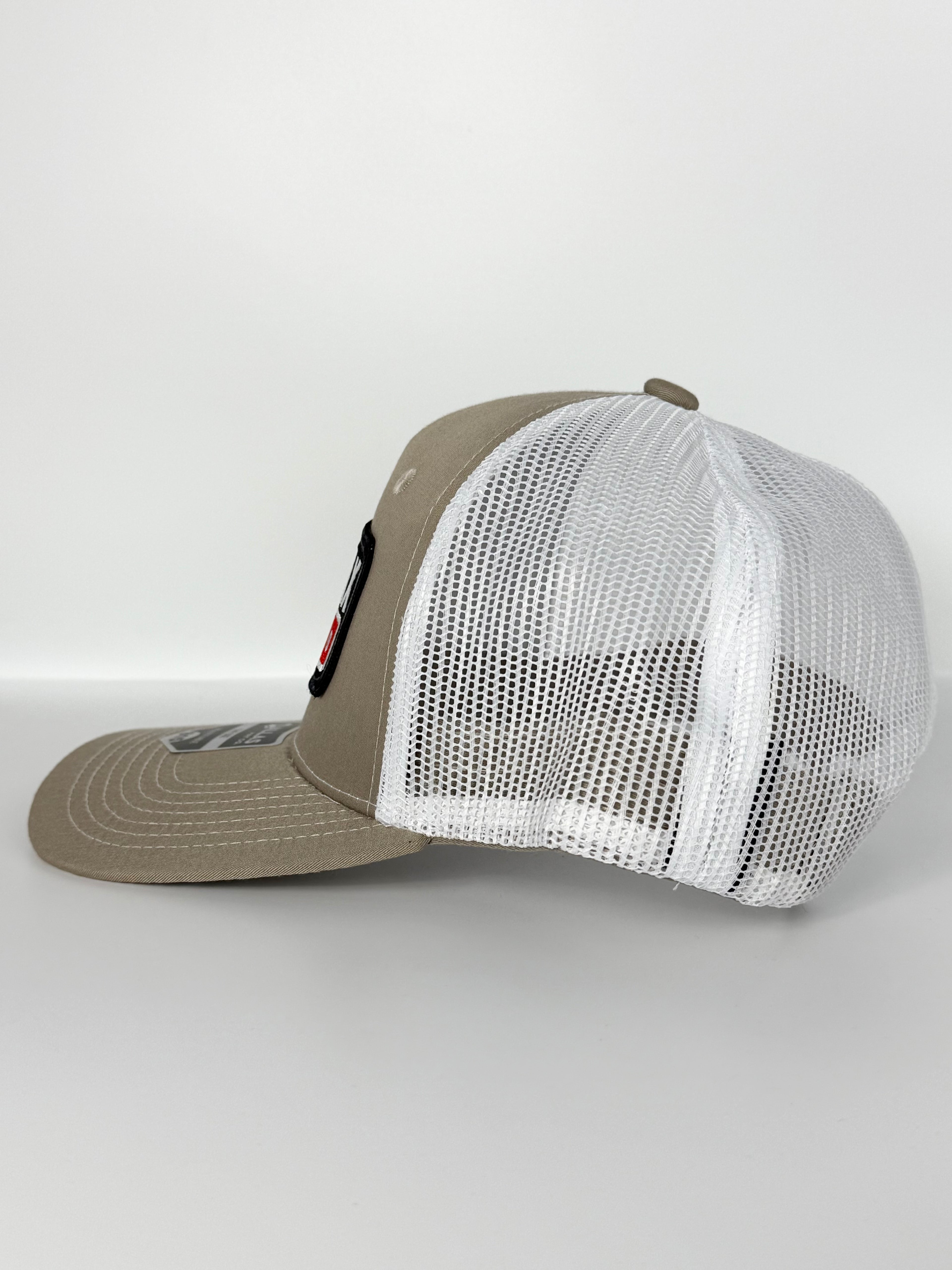 Duramax Diesel Trucker Mesh Snapback Cap Khaki/White