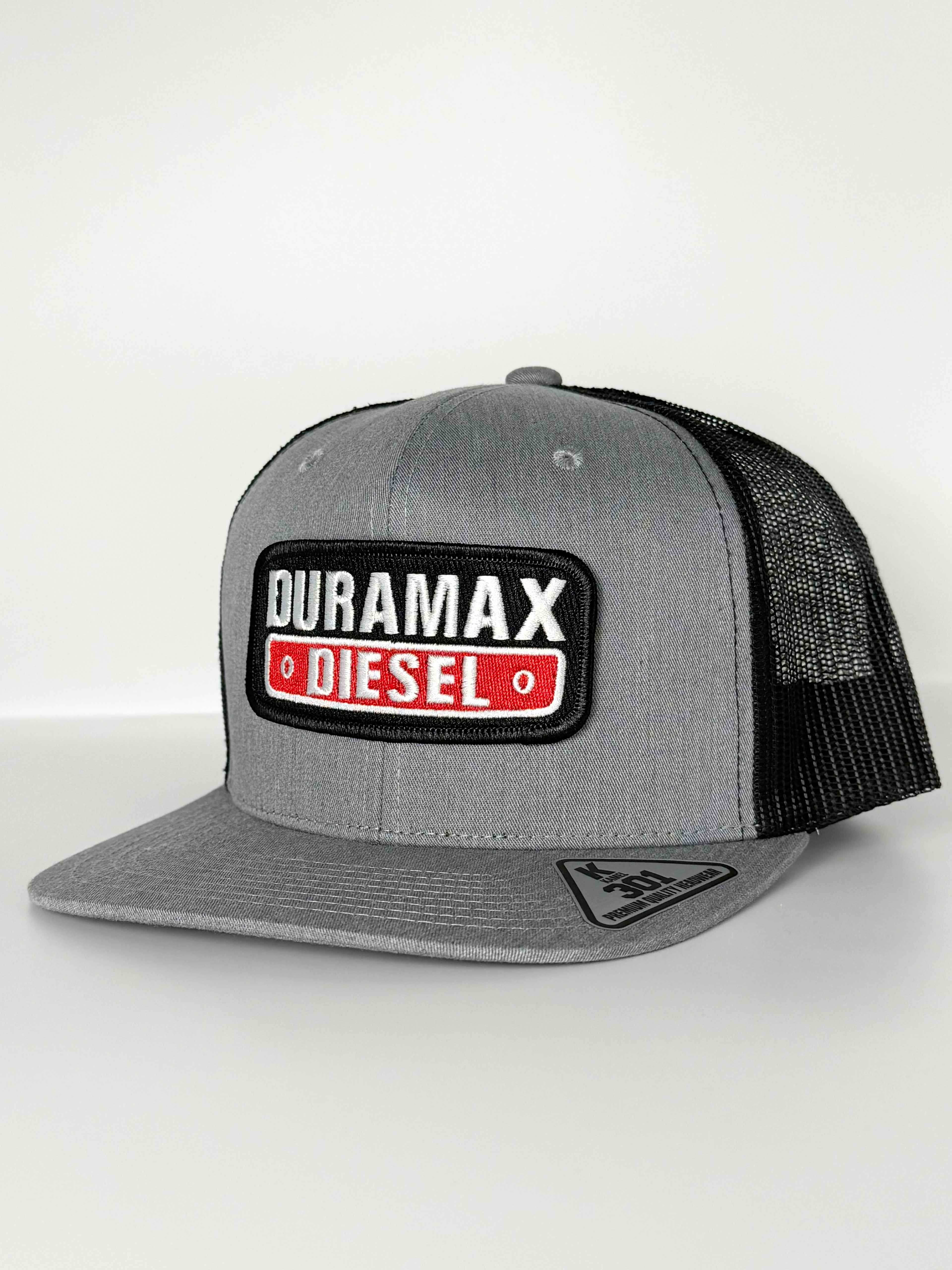 Duramax Diesel Trucker Mesh Snapback Cap Gry/Black