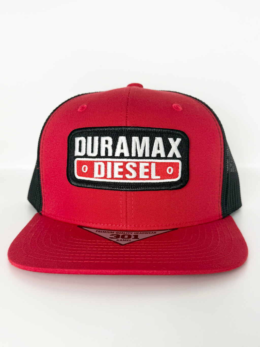 Duramax Diesel Trucker Mesh Snapback Cap Red/Black