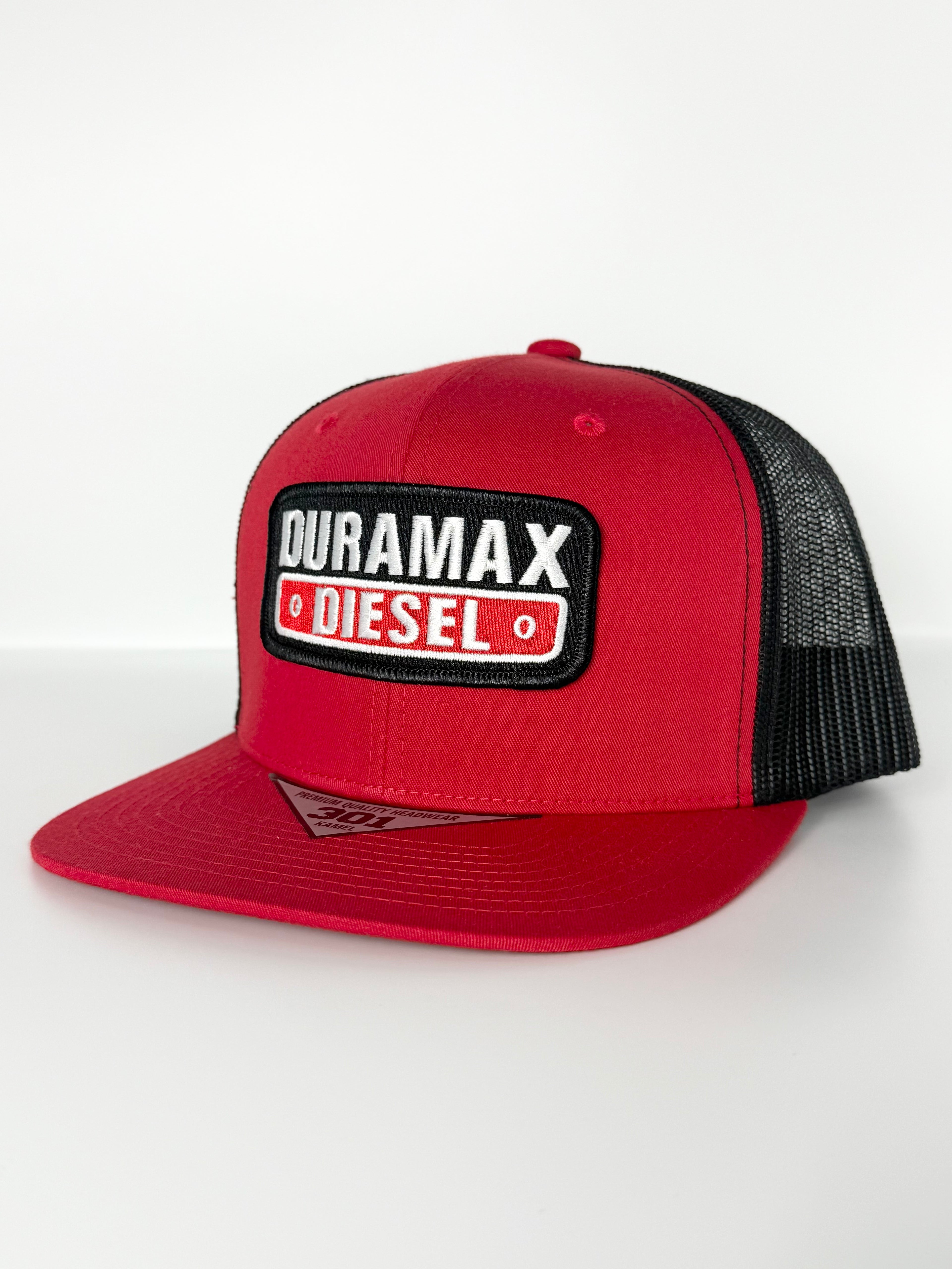 Duramax Diesel Trucker Mesh Snapback Cap Red/Black