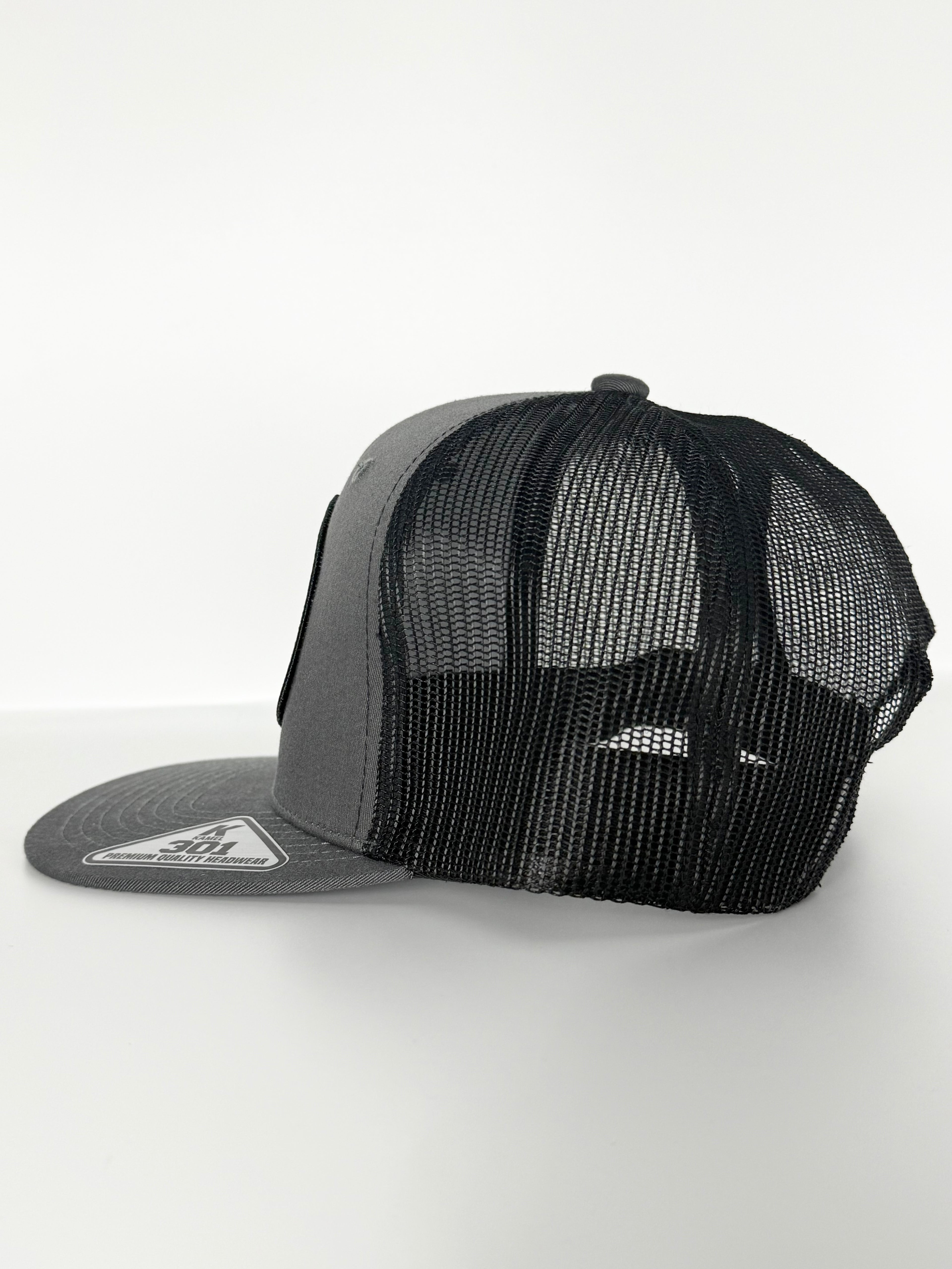 Waylon Jennings Trucker Mesh Snapback Cap Black