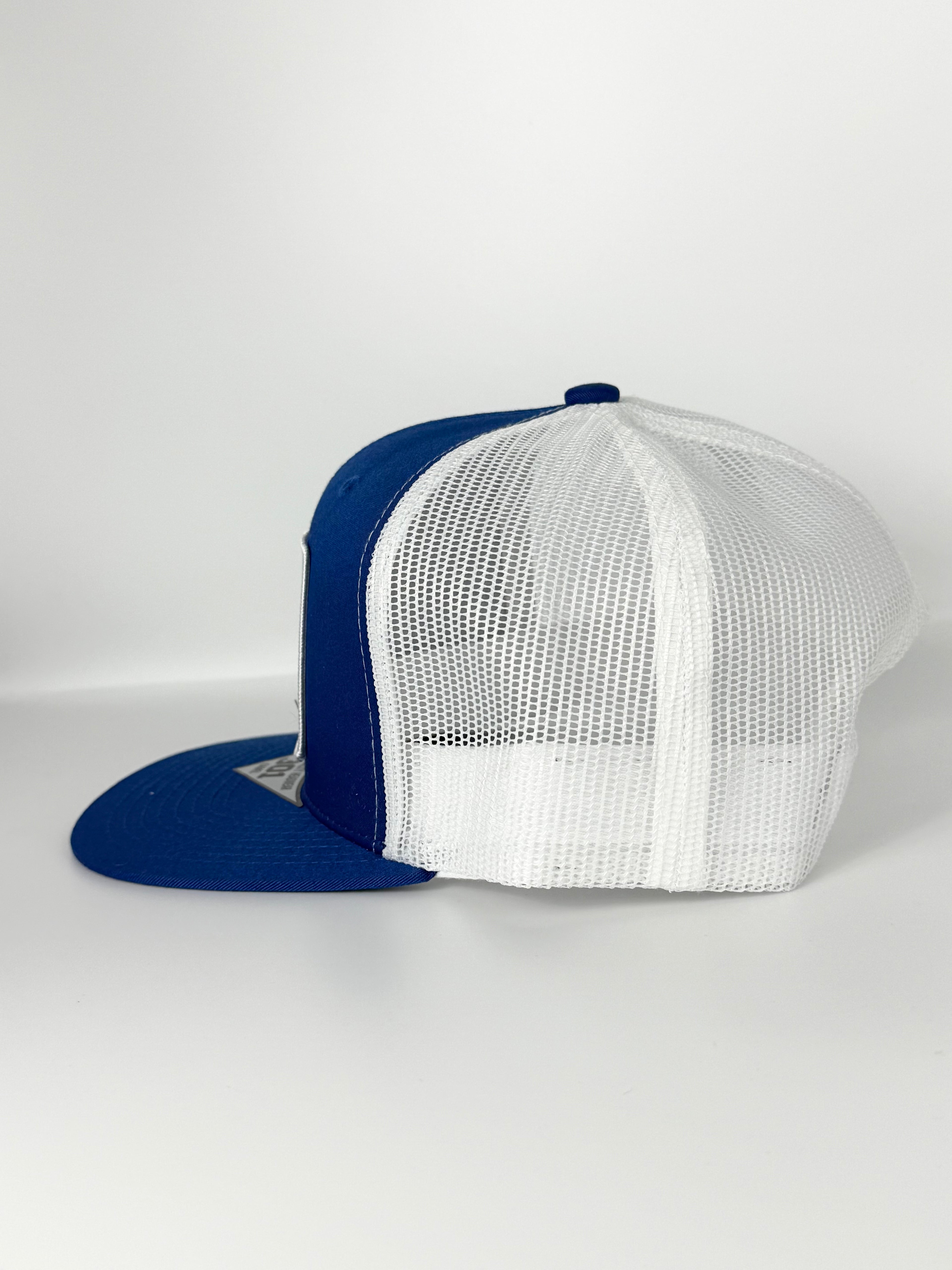 Mack Truck Retro Mack 1970 Trucker Mesh Snapback Cap Blue/White