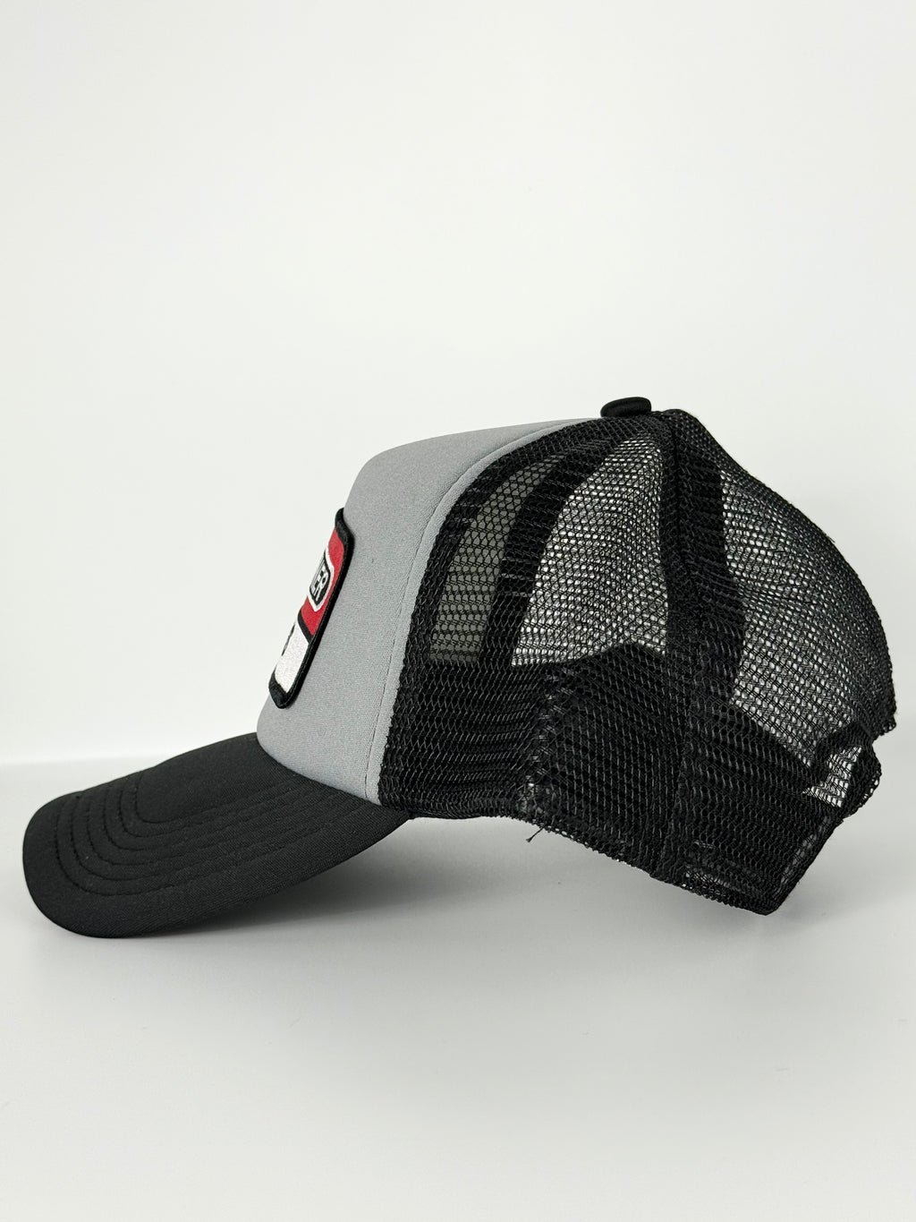 Freightliner Trucker Mesh Snapback Cap Grey/Black