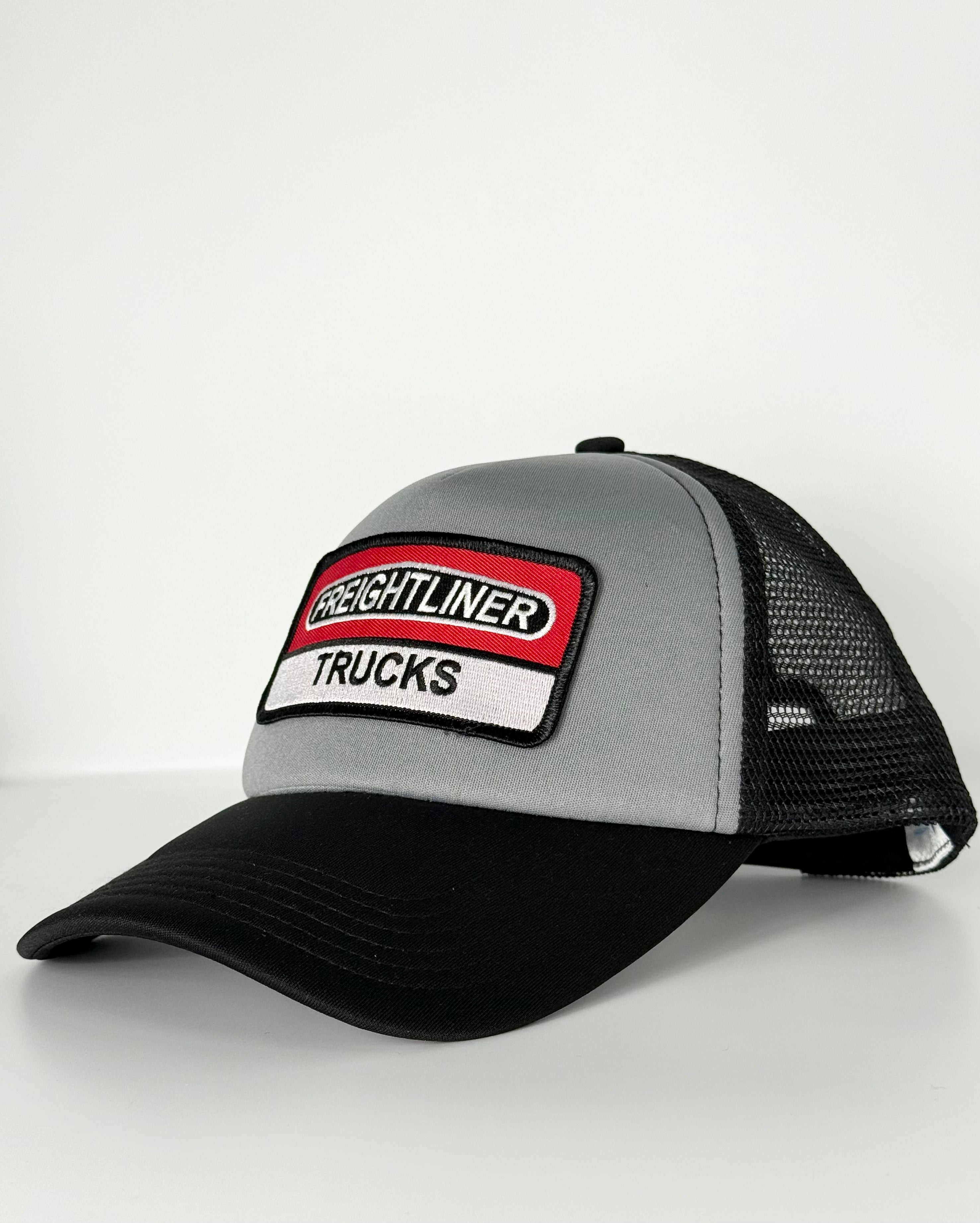 Freightliner Trucker Mesh Snapback Cap Grey/Black