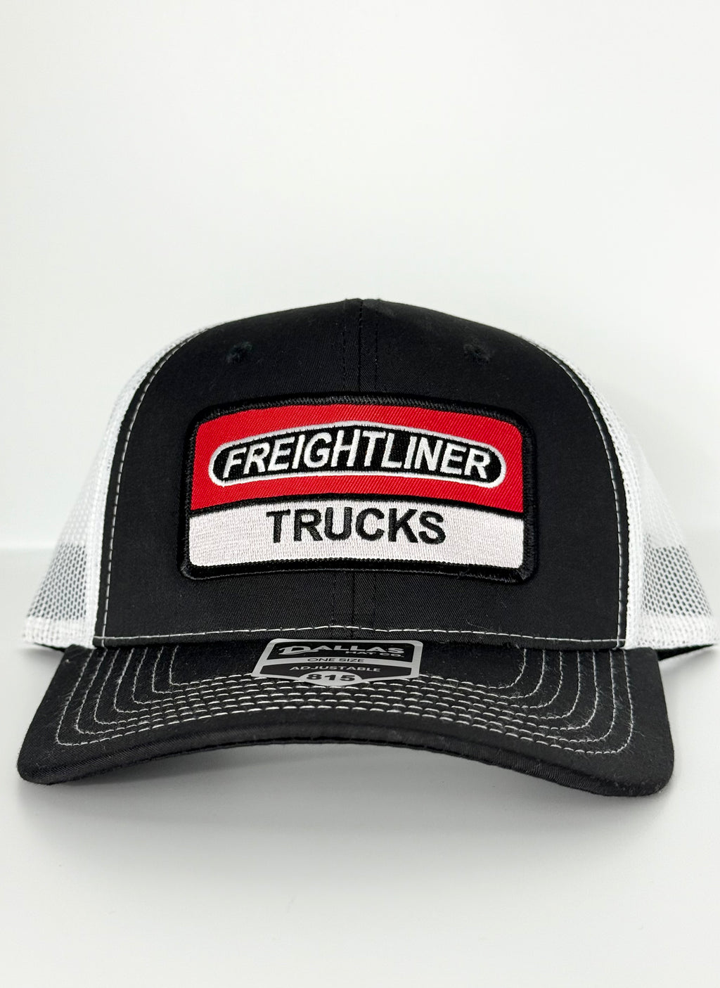 Freightliner Trucker Mesh Snapback Cap Black/White