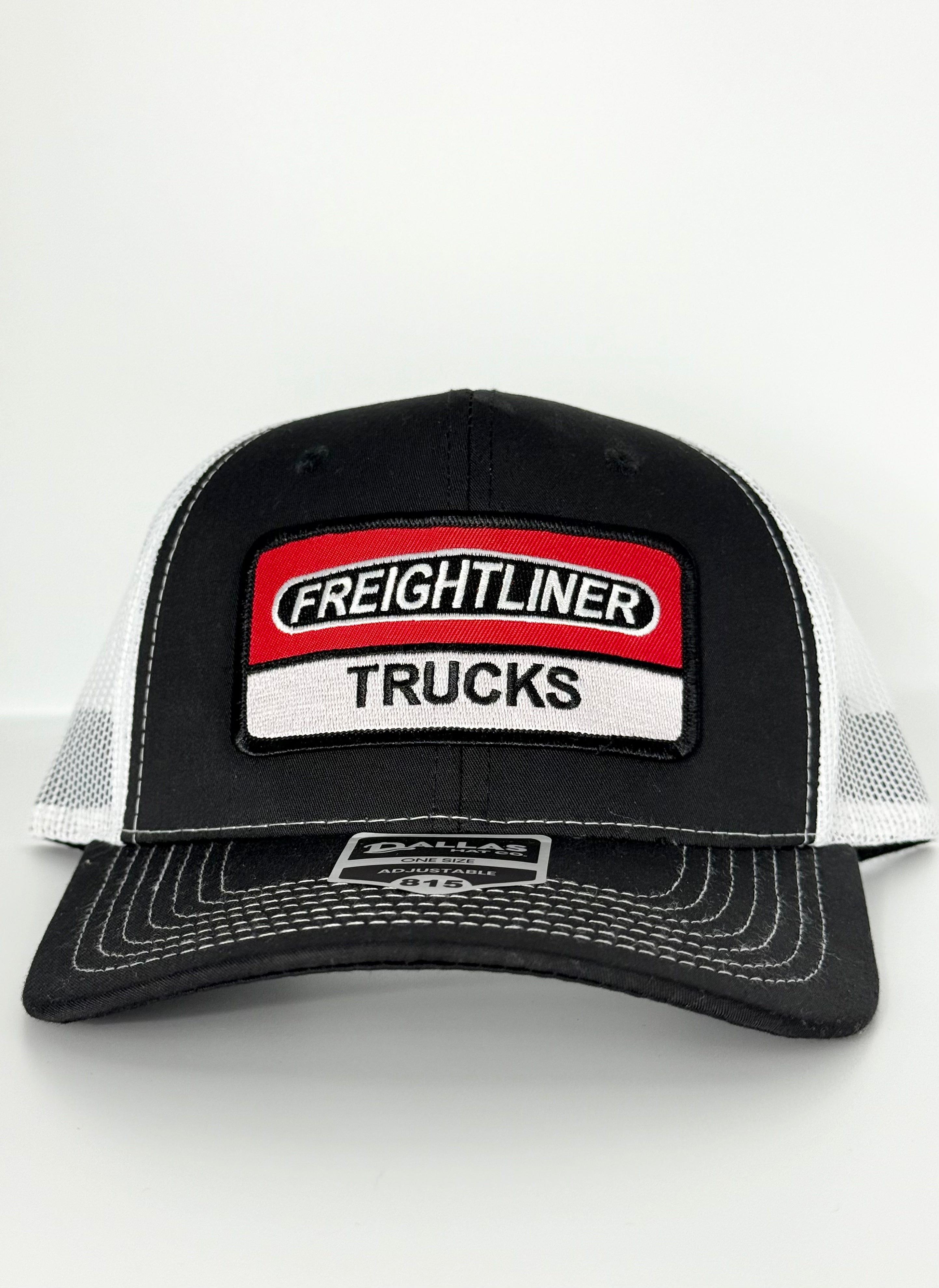 Freightliner Trucker Mesh Snapback Cap Black/White