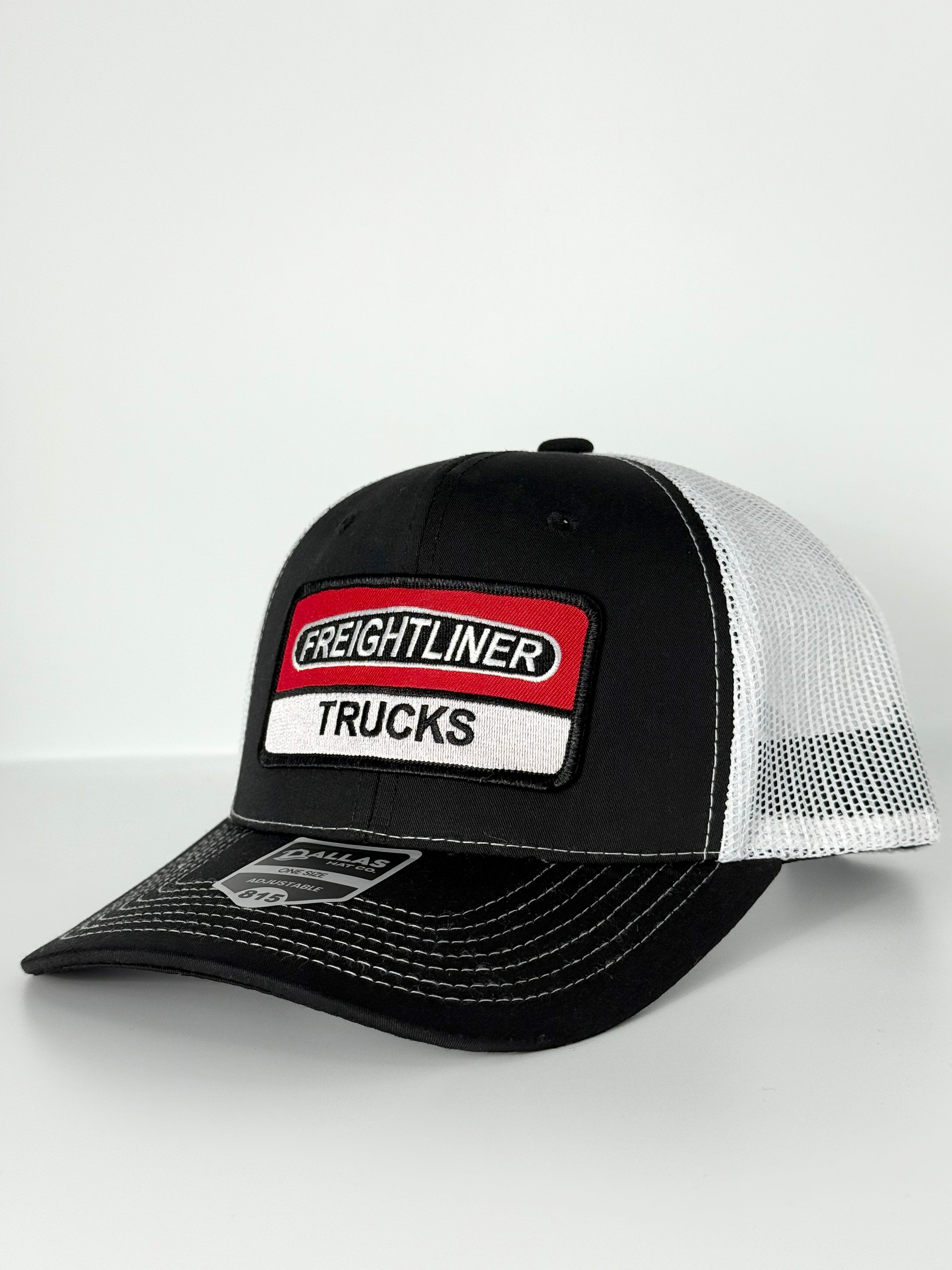 Freightliner Trucker Mesh Snapback Cap Black/White