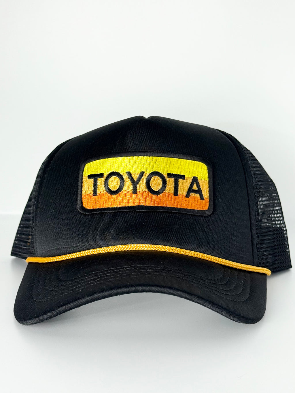 Toyota Trucker Mesh Snapback Cap Black/Yellow/Orange