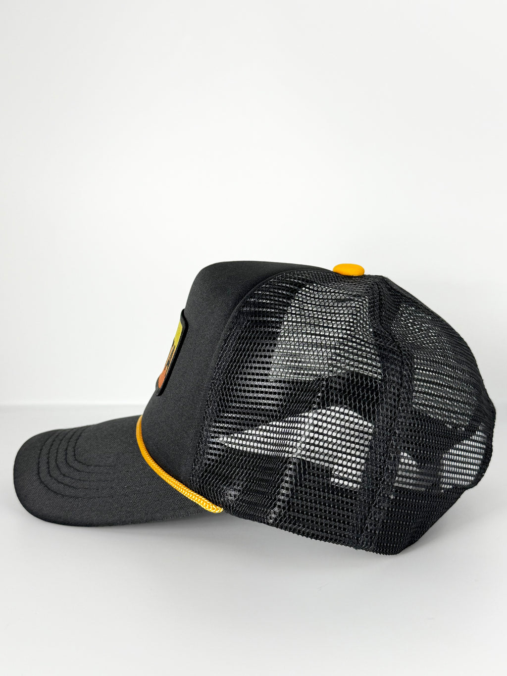 Toyota Trucker Mesh Snapback Cap Black/Yellow/Orange