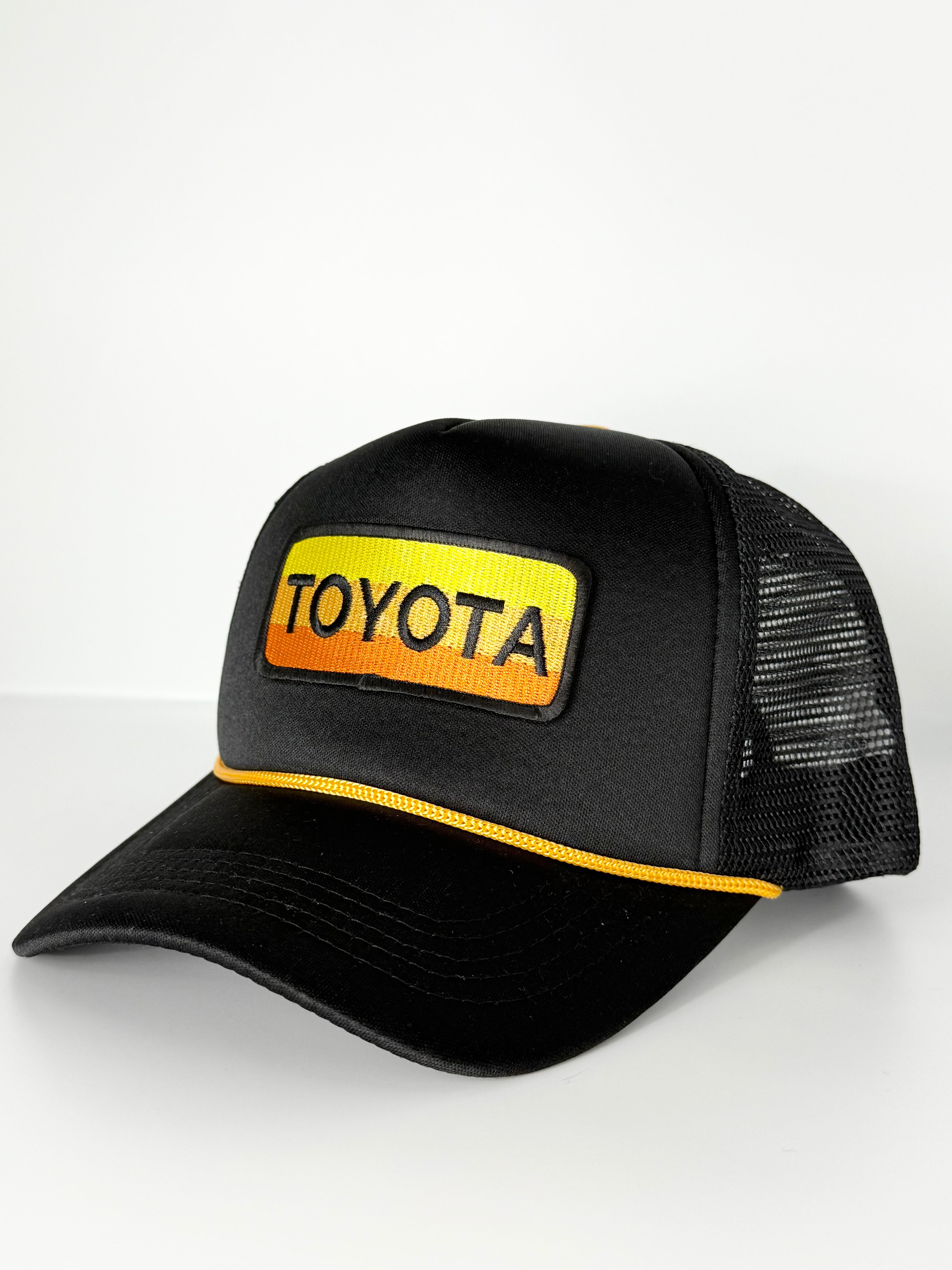 Toyota Trucker Mesh Snapback Cap Black/Yellow/Orange