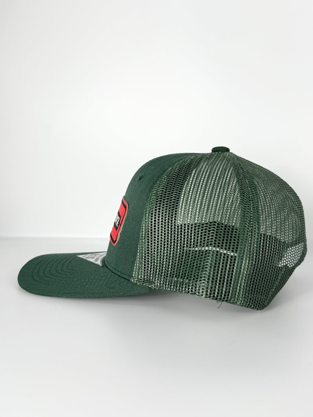 Snapon Trucker Mesh Snapback Cap Dark Hunter Green