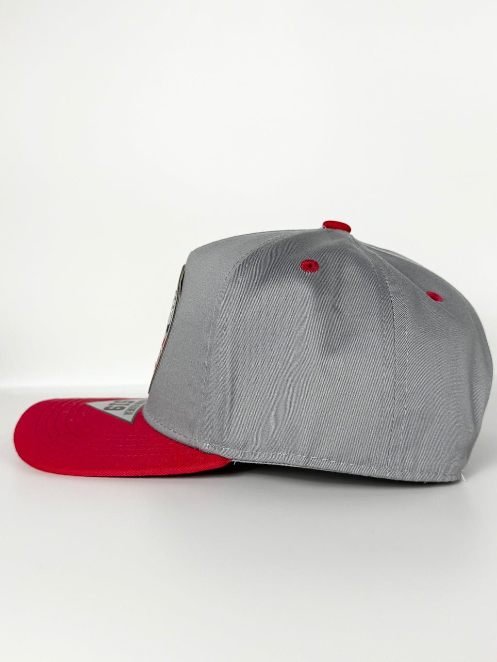 Jeep 4x4 American Legend Trucker Twill Snapback Grey/Red