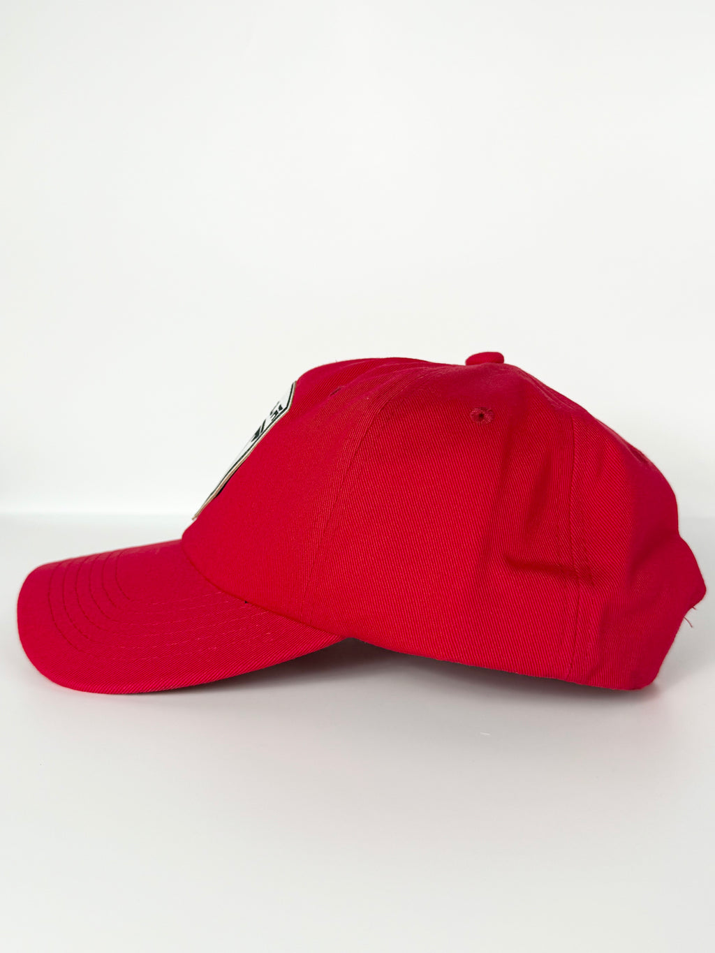 Tesla Dad Hat Red/White