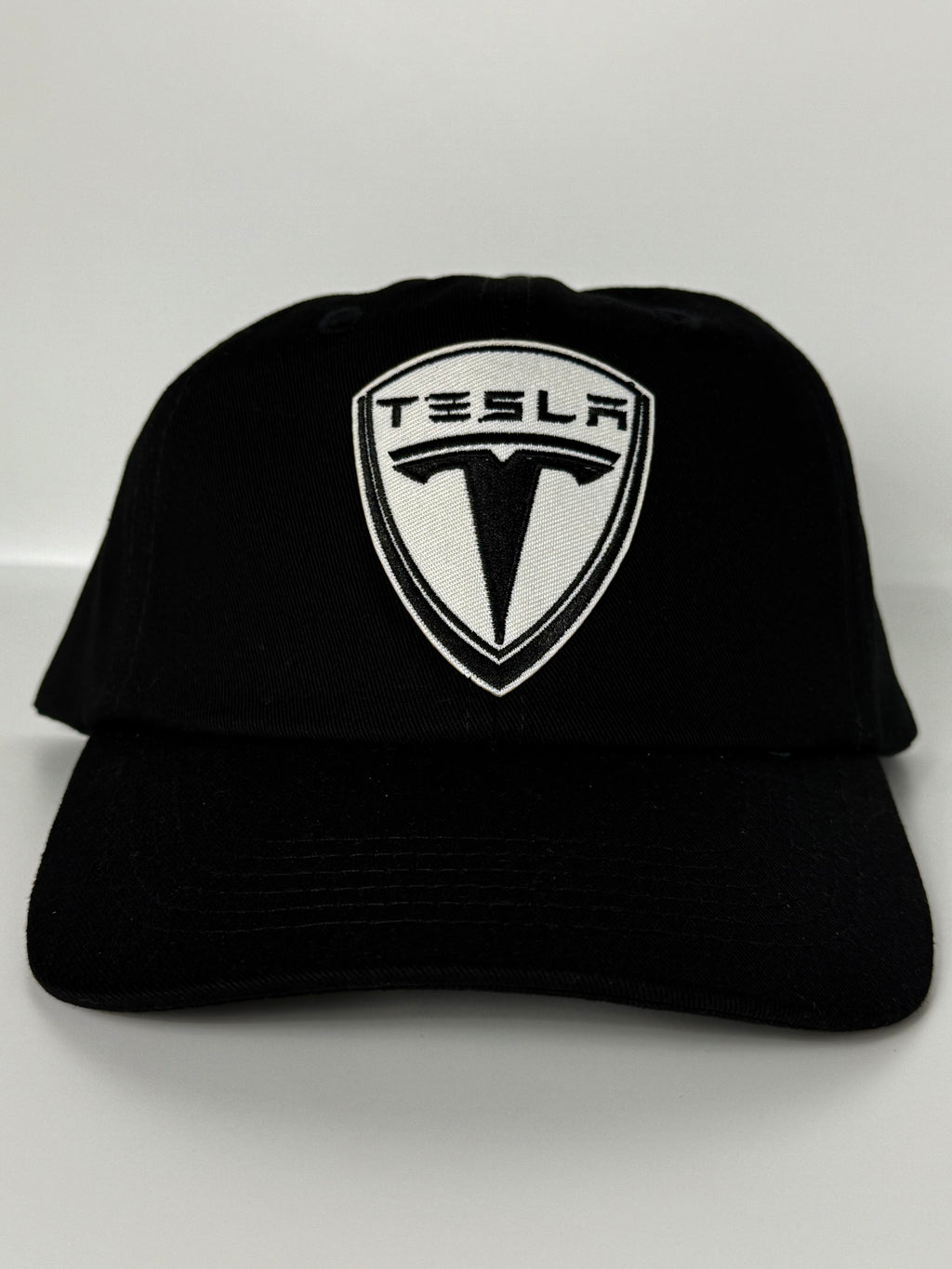 Tesla Dad Hat Black/White