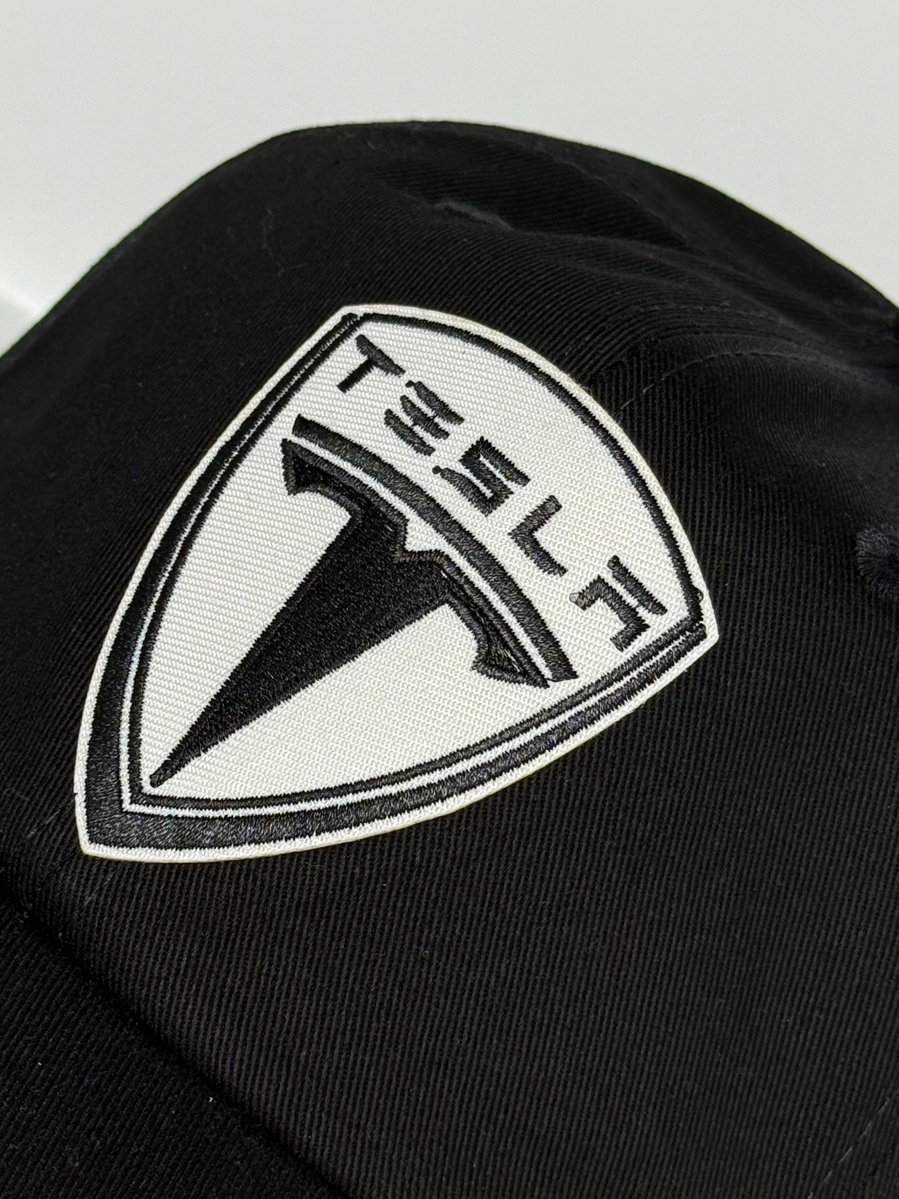 Tesla Dad Hat Black/White