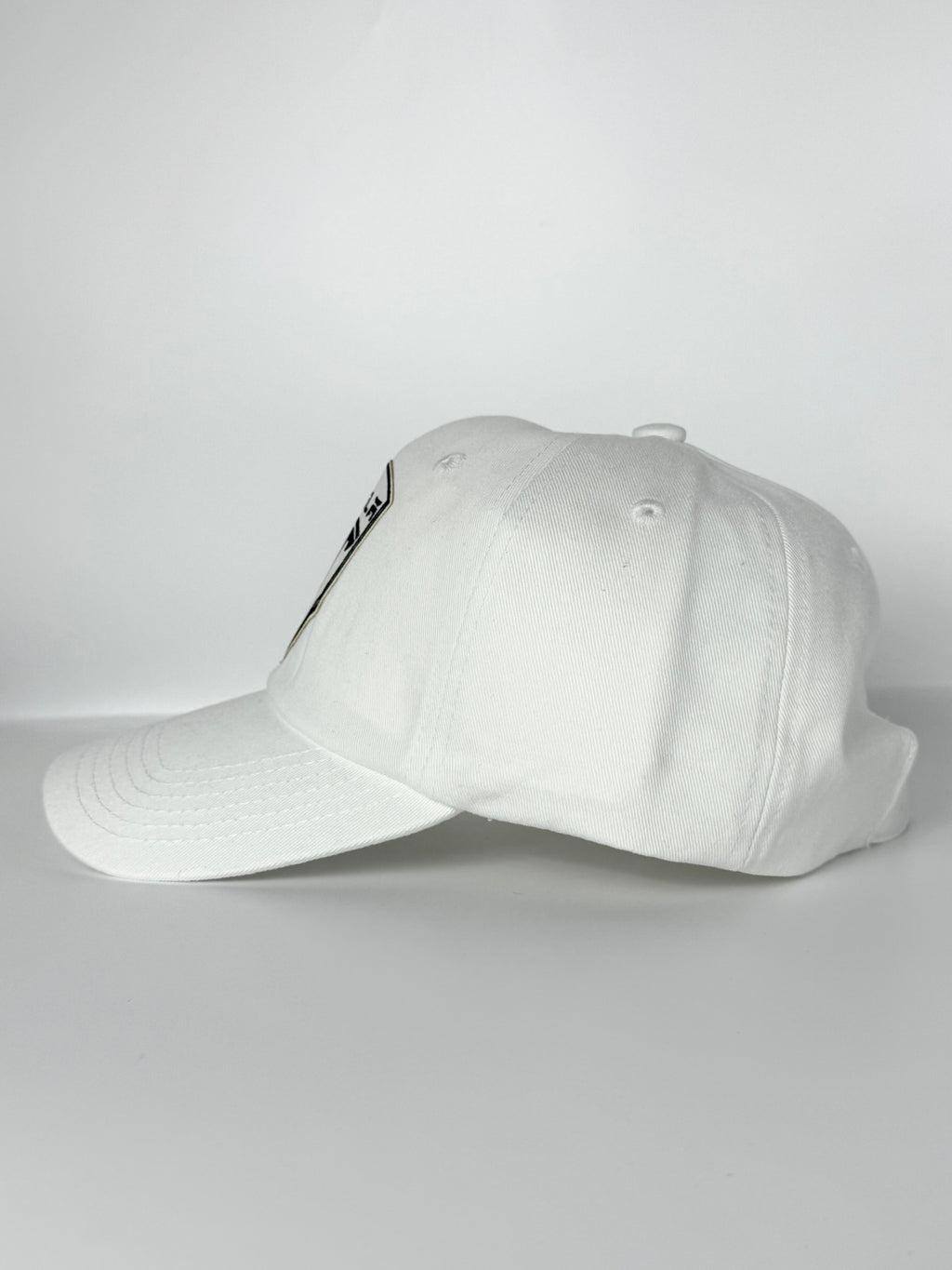 Tesla Dad Hat White/Black