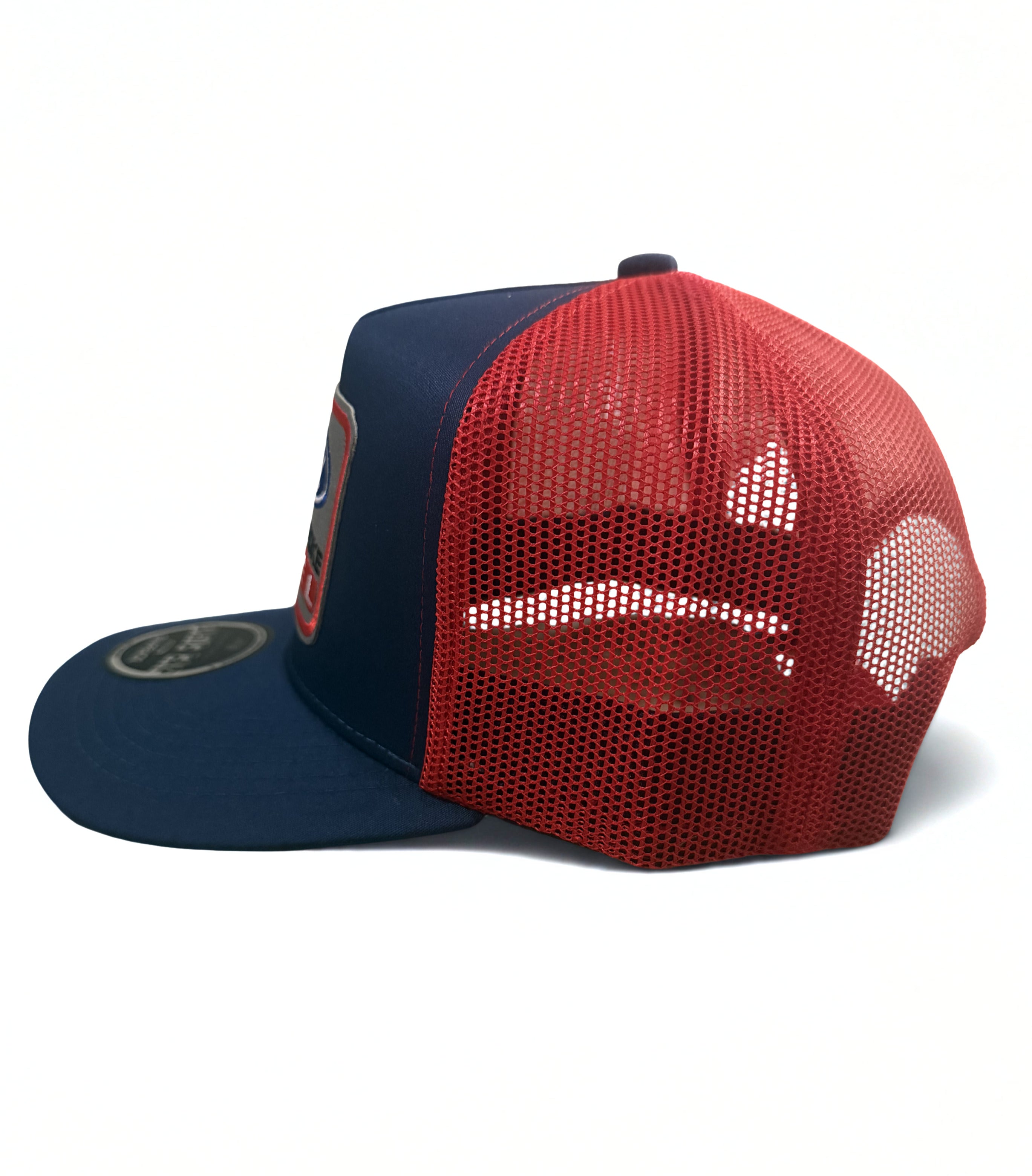 Ford Power Stroke Diesel Embroidered Logo Snapback American Flag Red White Blue Adjustable Mesh Cap