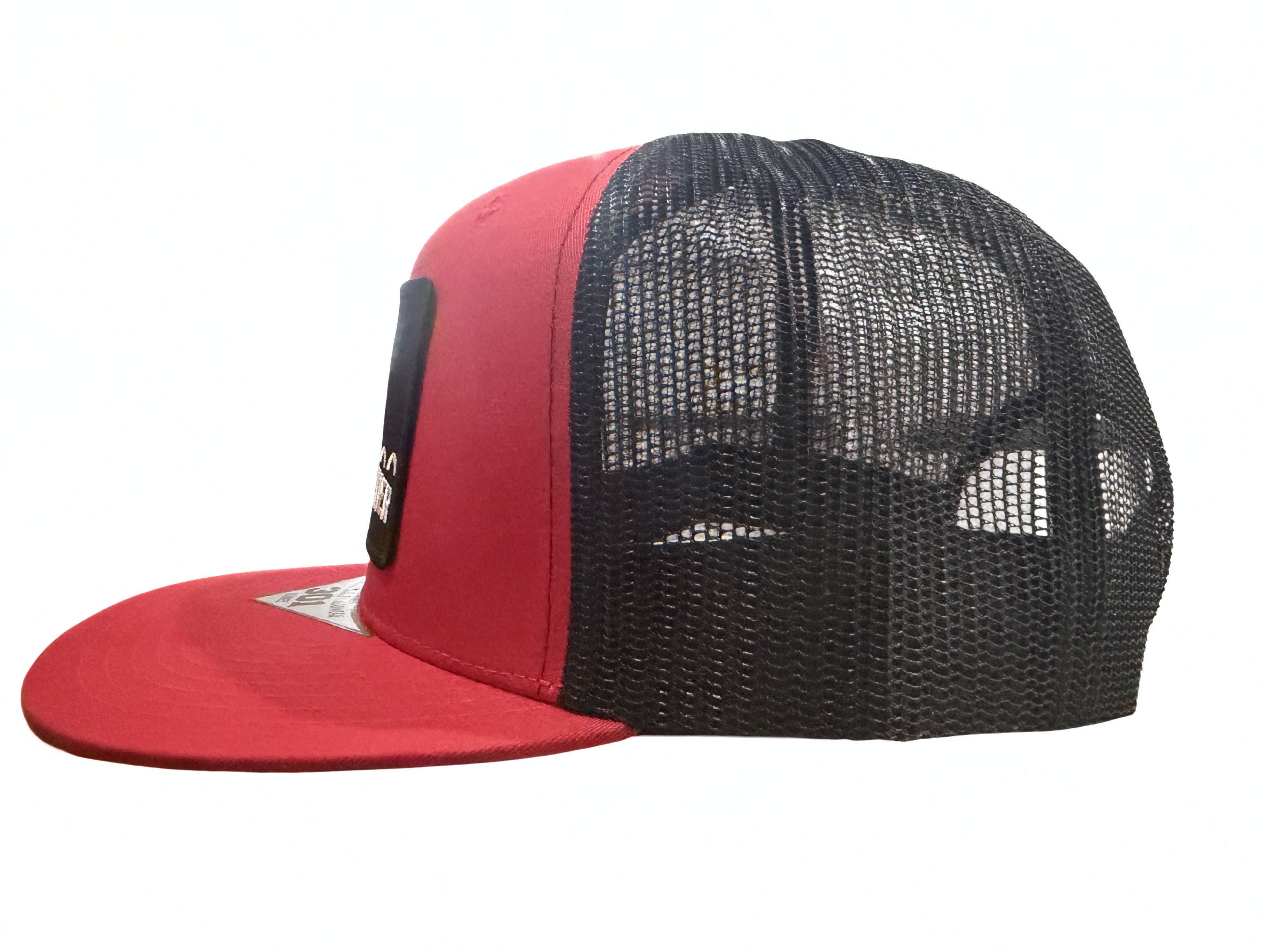 Freightliner Semi Sleeper Truck Embroidered Logo Premium Snapback Hat Red Black Adjustable Mesh Cap