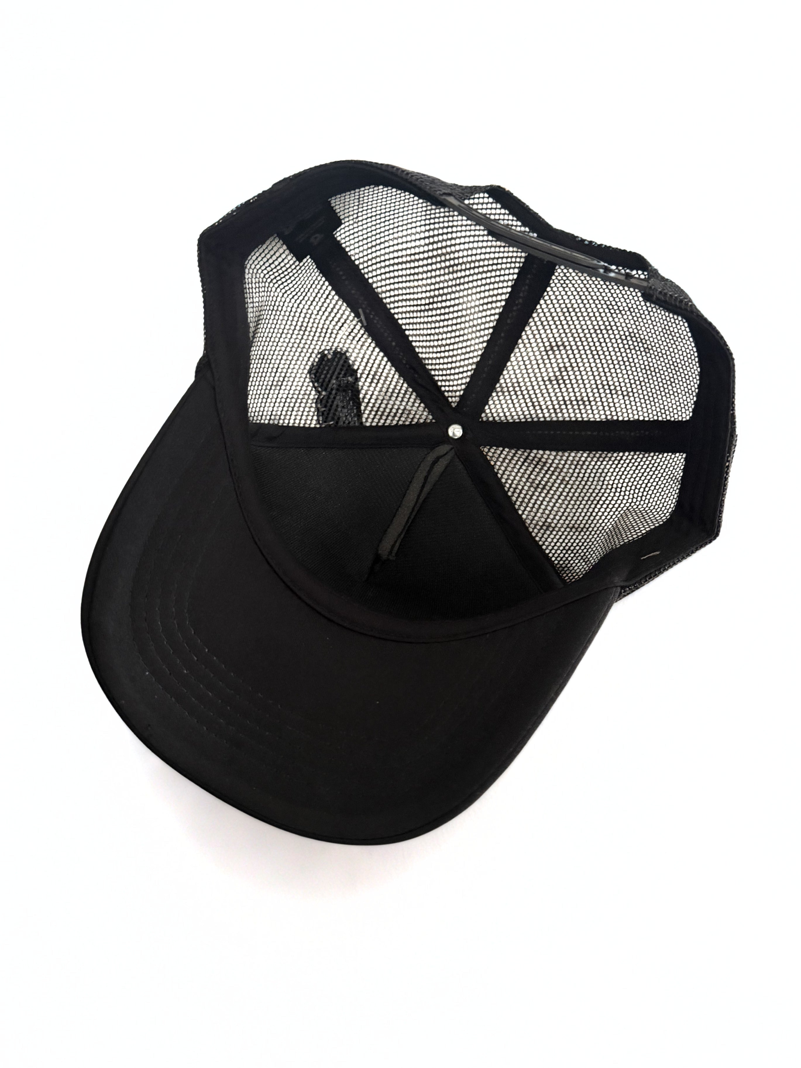 Freightliner Trucks Snapback Hat Embroidered Sleeper Truck Logo Black Adjustable Mesh Cap