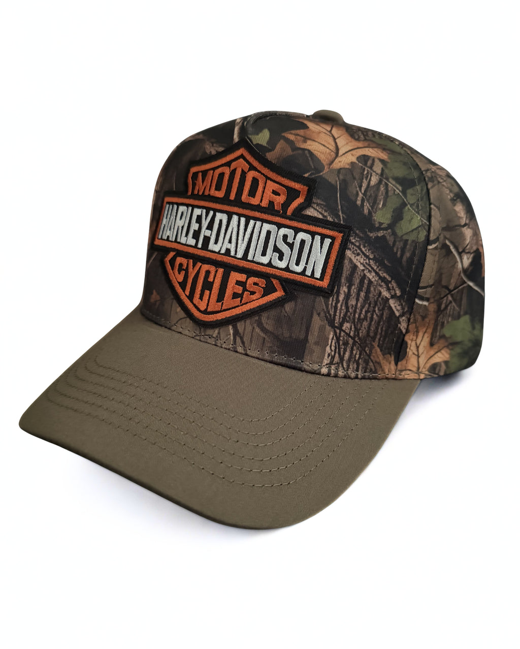 Harley Davidson Logo Snapback RealTree Camo Hat