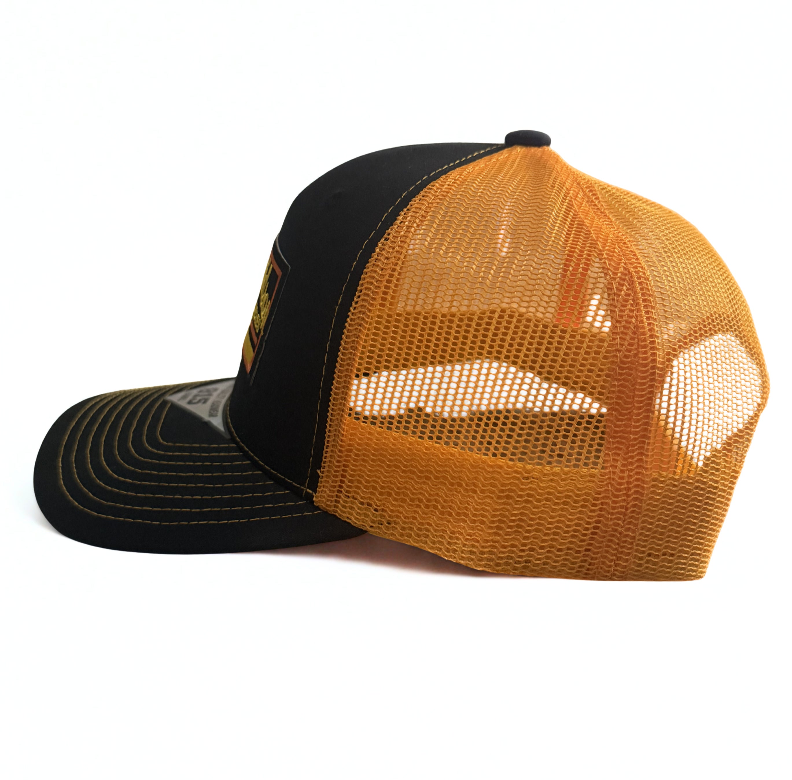 Harley Davidson Classic 1903 Mesh Cap Snapback Adjustable Hat Black/Yellow