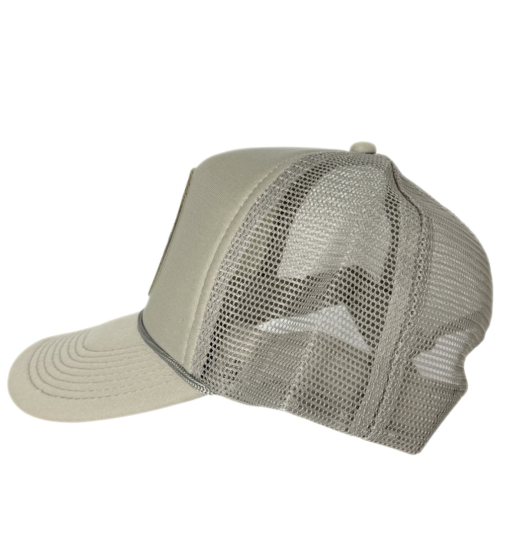 Jeep 4x4 American Legend Trucker Mesh Snapback Cap Beige