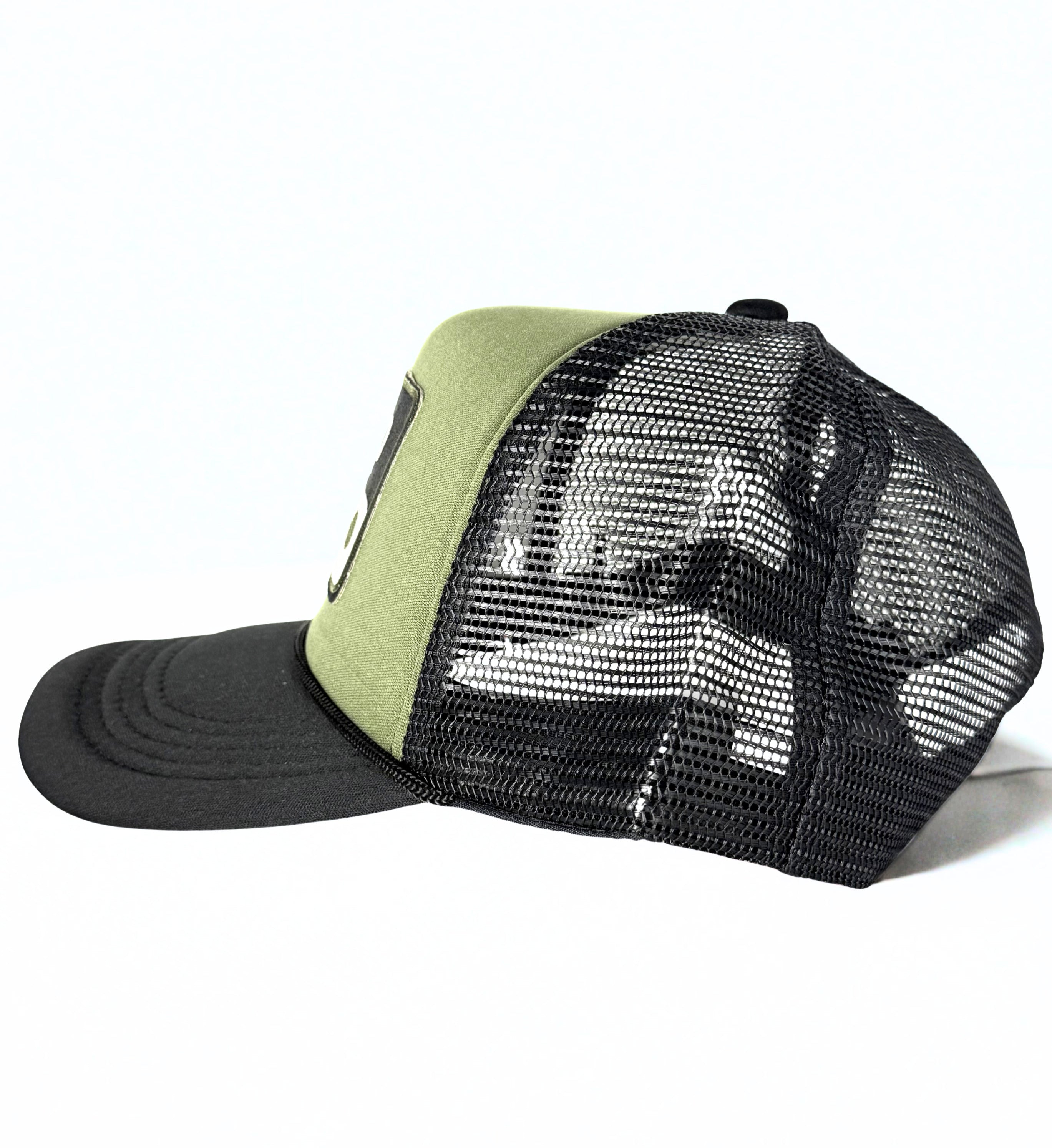 Jeep Trucker Mesh Snapback Cap Hunter Green/Black/Olive