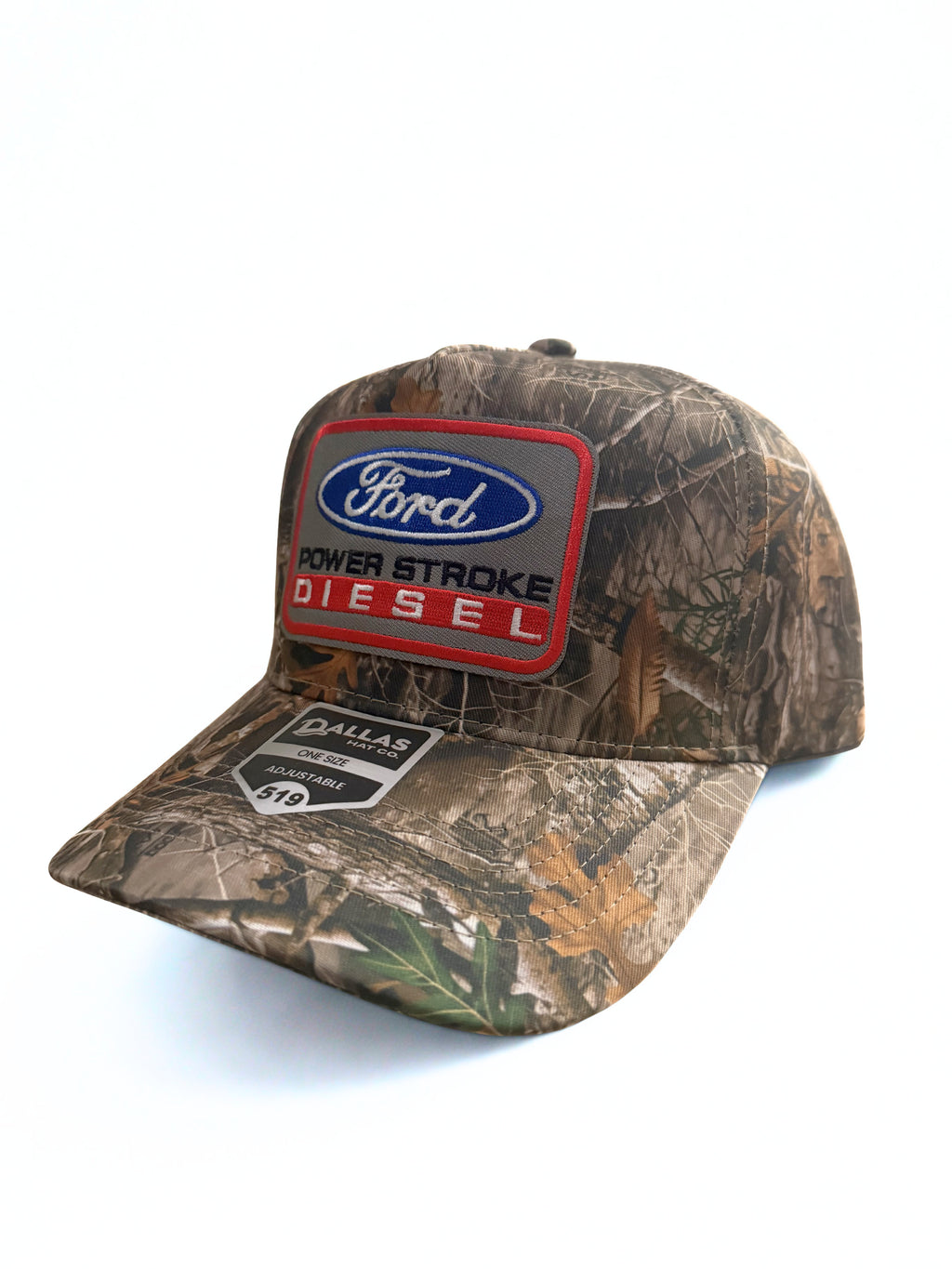 Ford Power Stroke Diesel Embroidered Cap Twill Adjustable Snapback Real Tree Mossy Oak Style