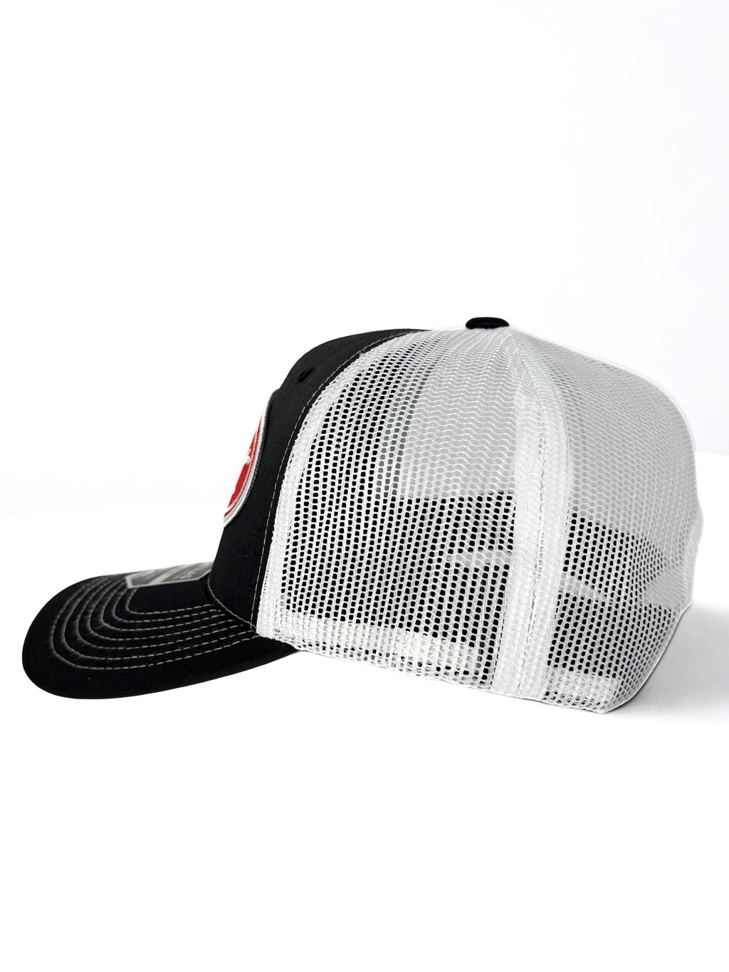 Peterbilt 379 Trucker Mesh Snapback Cap Black/White